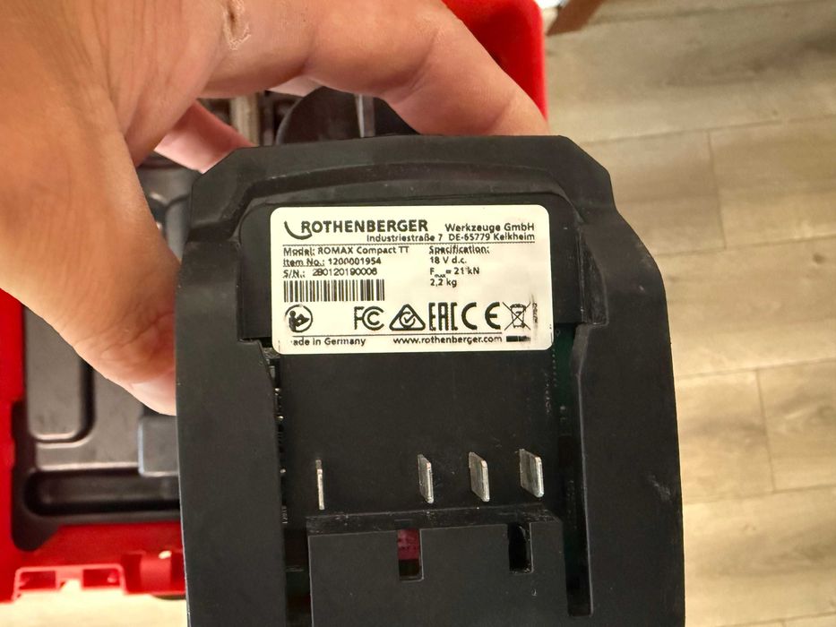 Rothenberger - Romax Compact TT Радиална преса