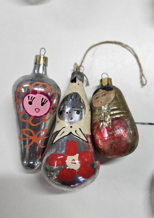 Ёлочные игрушки из детства СССР, винтаж