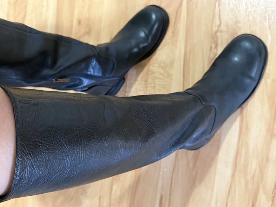 Сапоги натуральная кожа