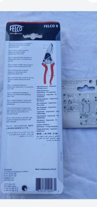 Foarfeca profesionala FELCO 9 cu lama de schimb
