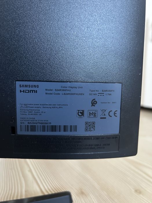 Монитор samsung 24’ S24R350FHU