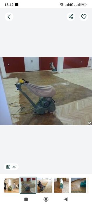 Пол шлифовка полировка таркет ламинат ишларни тез ва сфатли бажарамиз