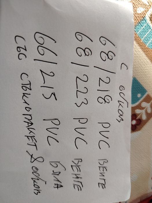 Пвц отваряеми с каси и фикс