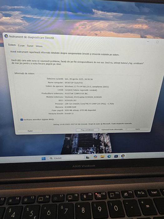 Laptop asus vivobook i5 gen 12