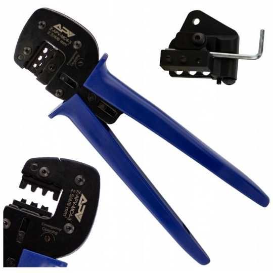 Клещи за кримпване на MC4 конектори с позиционер, 2.5 ÷ 6 мм