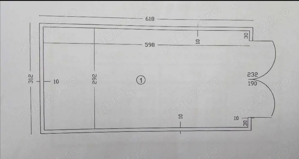 Garaj 19 mp linga Liceul Metalurgic
