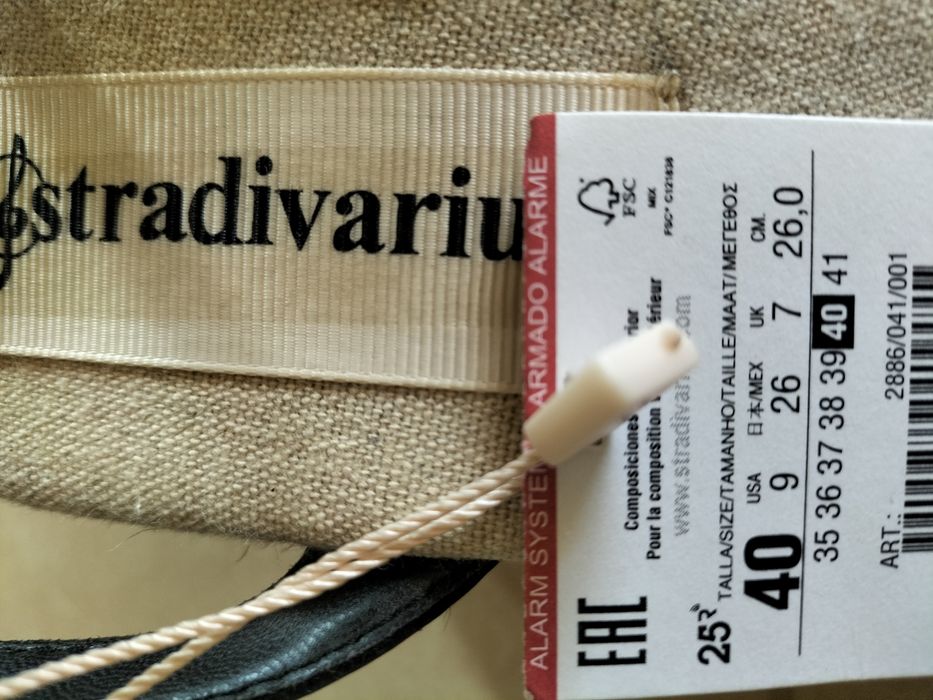 Sandale dama Stradivarius noi