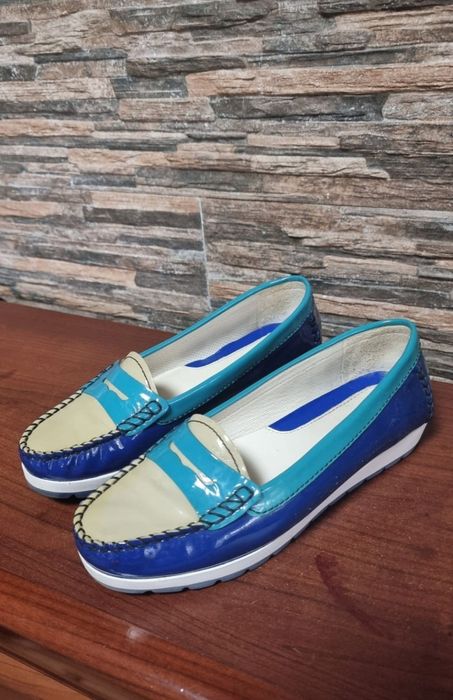 Женские кожанные балетки