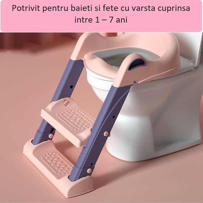 Reductor de Toaleta KiddoMAX® Baby Pink