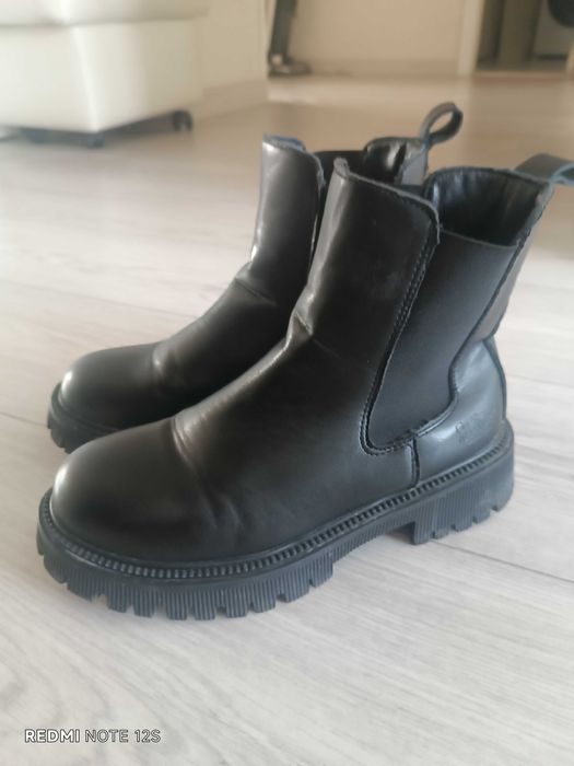Сапоги женские кожаные