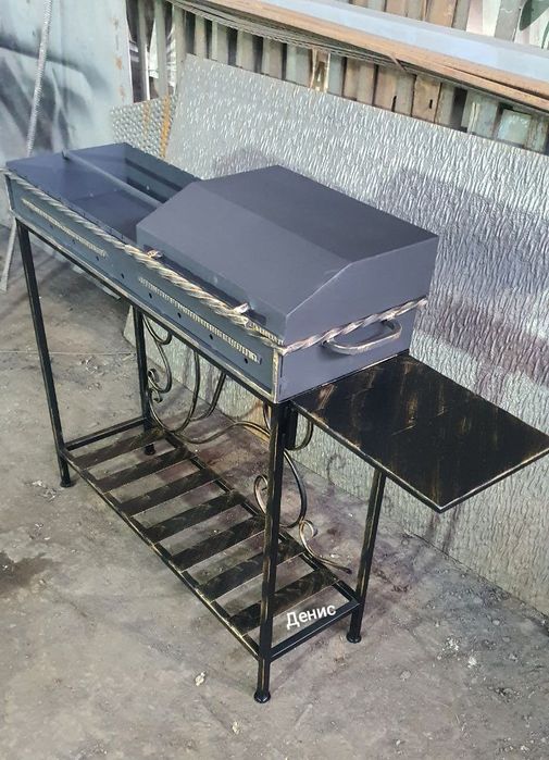 Дачный 2 в 1 BBQ мангал для шашлыка барбекю гриль шашлычница