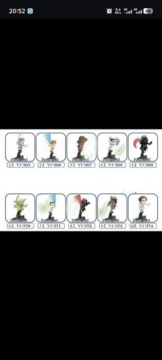 Фигурки Киндер Сюрприз Звёздные войны, Kinder Surprise Star Wars