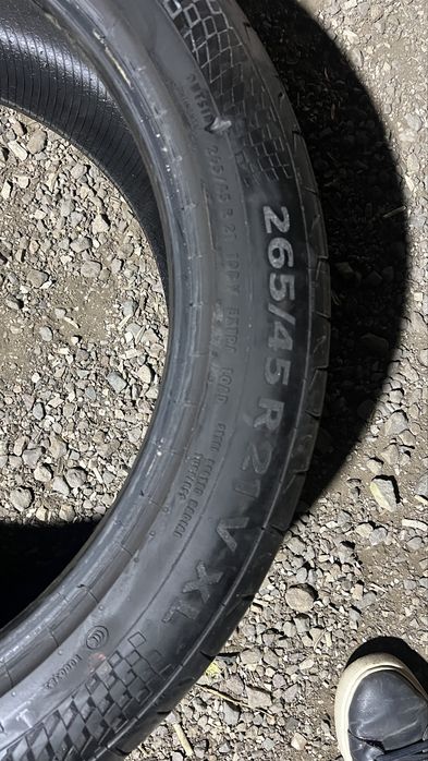 265/45/R21 continental 2 резины
