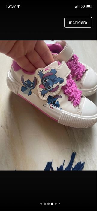 Tenisi Stitch 26 comozi, rezistenti la apaa