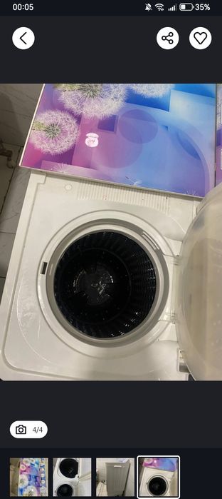 Polavtomat kir yuvosh mashinasi sotiladi 3.rmarta ishlatildi yengi tur