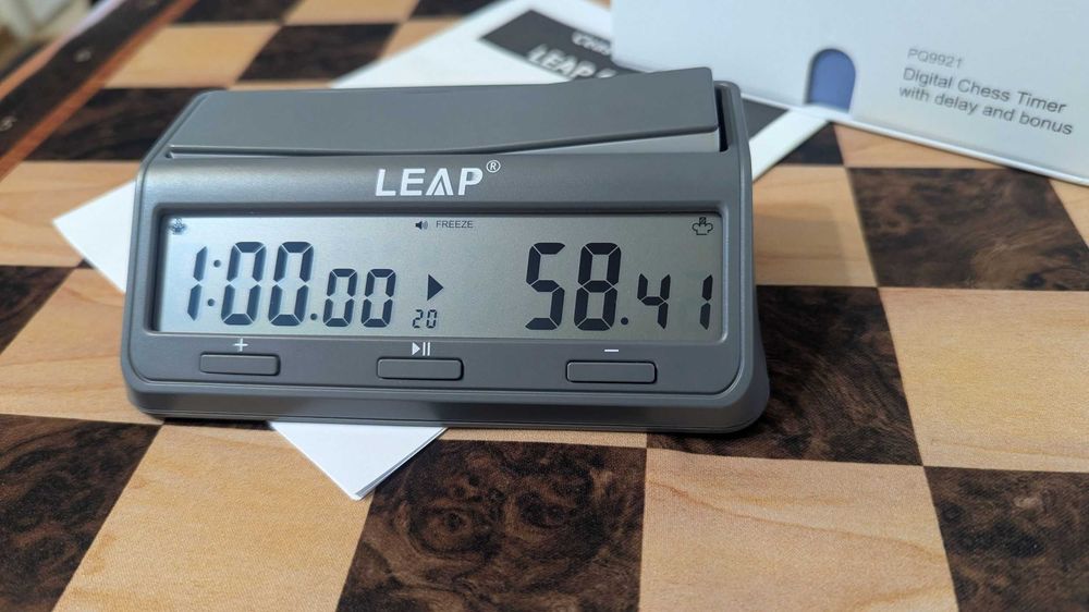 Ceas de sah Leap PQ9921 profesional, cronometrare FIDE. Nou Ocna Mures ...