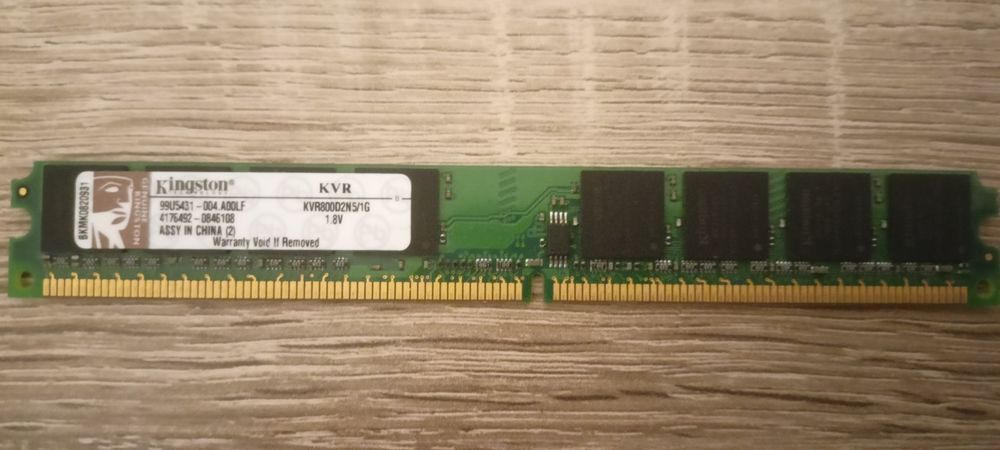 Рам памет за компютър Kingston 1gb ddr2 800 mhz