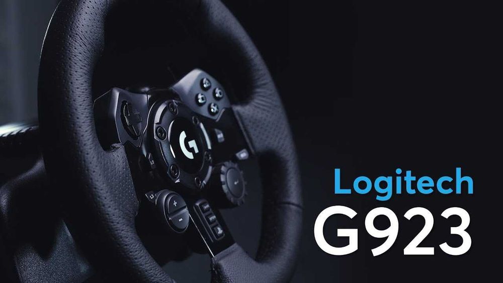 Руль для учебы/тренировки вождения Logitech G923 + shifter + pedals