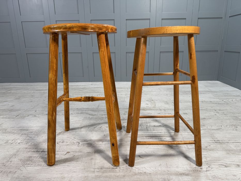 Винтидж високи табуретки - бар стол Р258, Р338, Г360