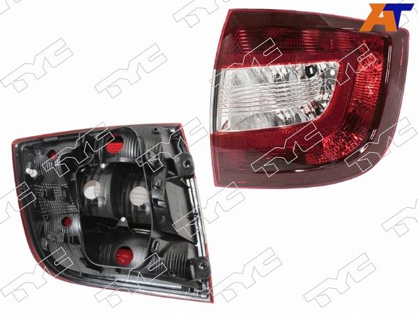 Фонарь задний Skoda Rapid