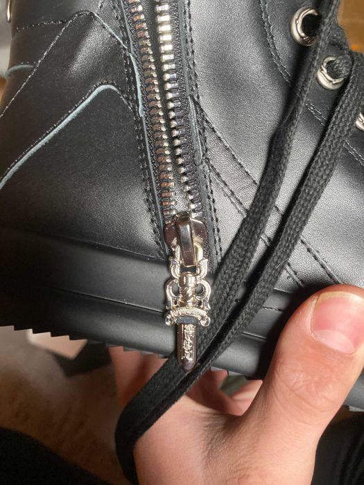 Rick Owens Chrome Hearts Geobaskets (no box)