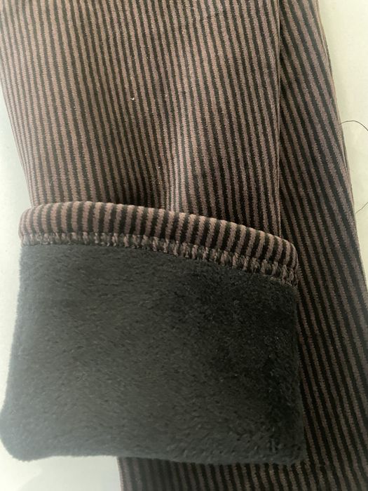 Pantaloni catifea imblaniti de iarna