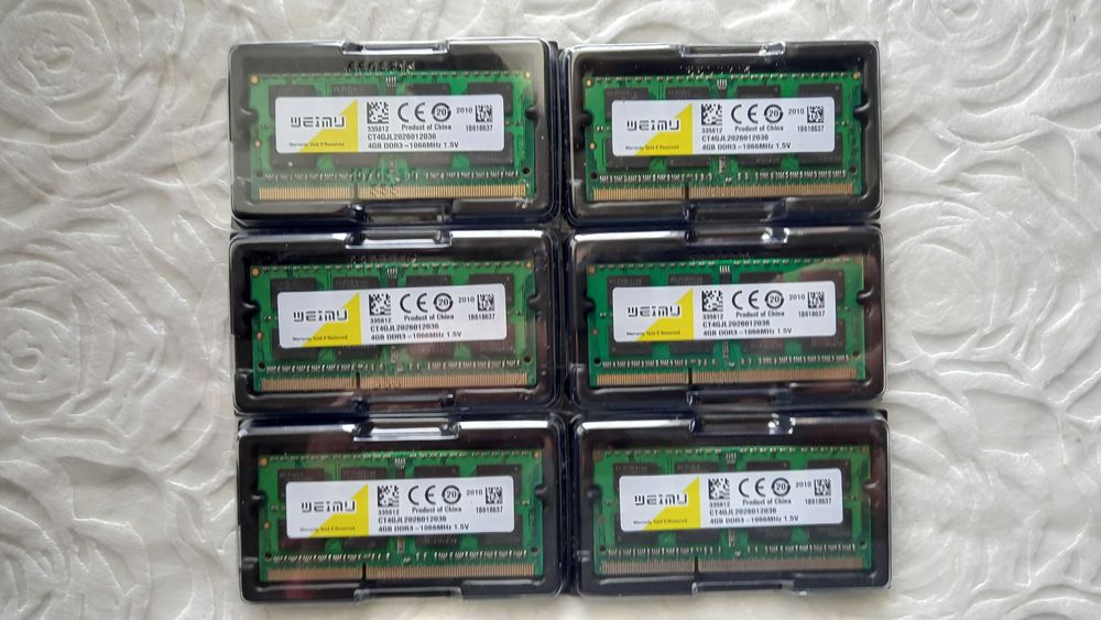 Ram рам памет за лаптоп SODIMM НОВИ!4GB DDR3 1333MHz PC3 10600S
