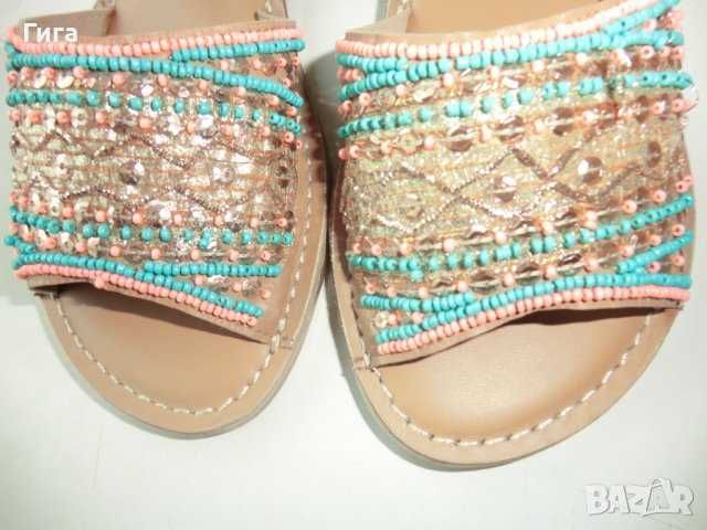 Нови сандали Next 35,5 от естествена кожа