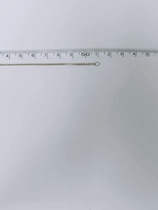 Vechi colier/lant si pandantiv din argint 925, in forma de semiluna