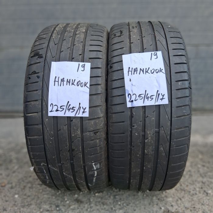 2×225/45/17VARA.HANKOOK .Stare excelenta.