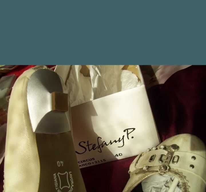 Balerini eleganti Stefany piele gri argintiu mar 40