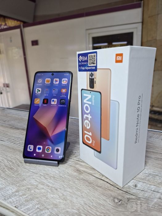 Redmi note 10 pro joyi 128gb rangi qora