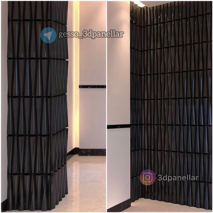 3д панель Fish | Гипсовые 3д панели | 3D panel gips decor lepka