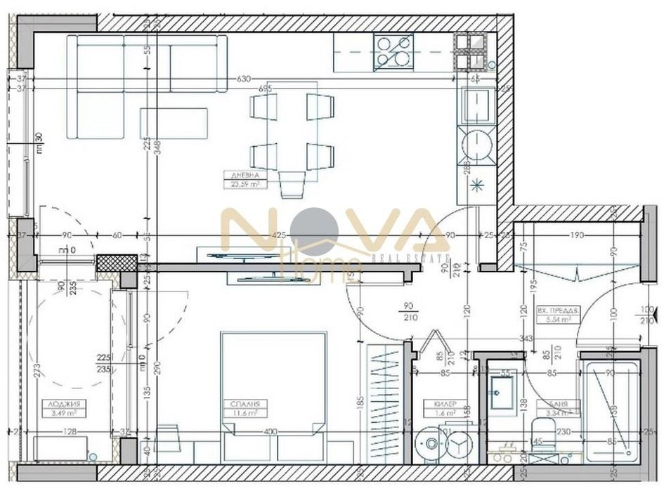Продава се Двустаен апартамент в Варна, Младост 2 - 69 кв.м за 776 €/кв.м - Снимка #1