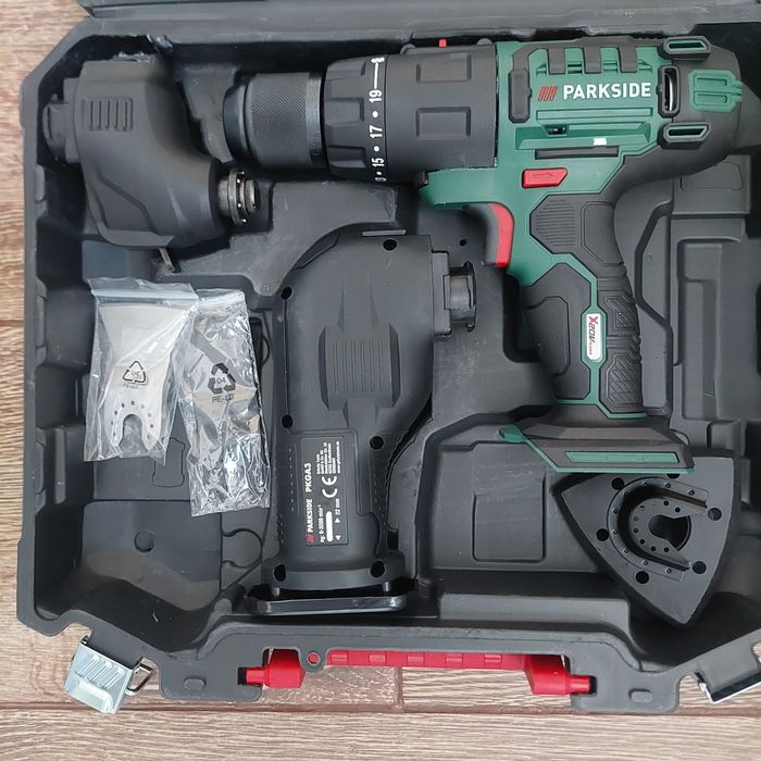 Instrument multifuncțional Parkside 3-în-1 (PKGA 20-Li C2)