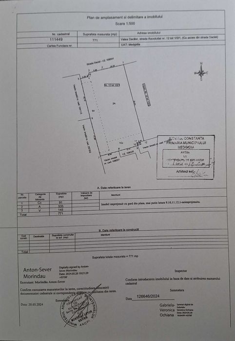 Vand teren intravilan in Valea Dacilor