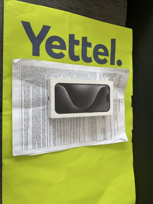 КАТО НОВ 128GB iPhone 15 Pro Гаранция Yettel 2027 Black