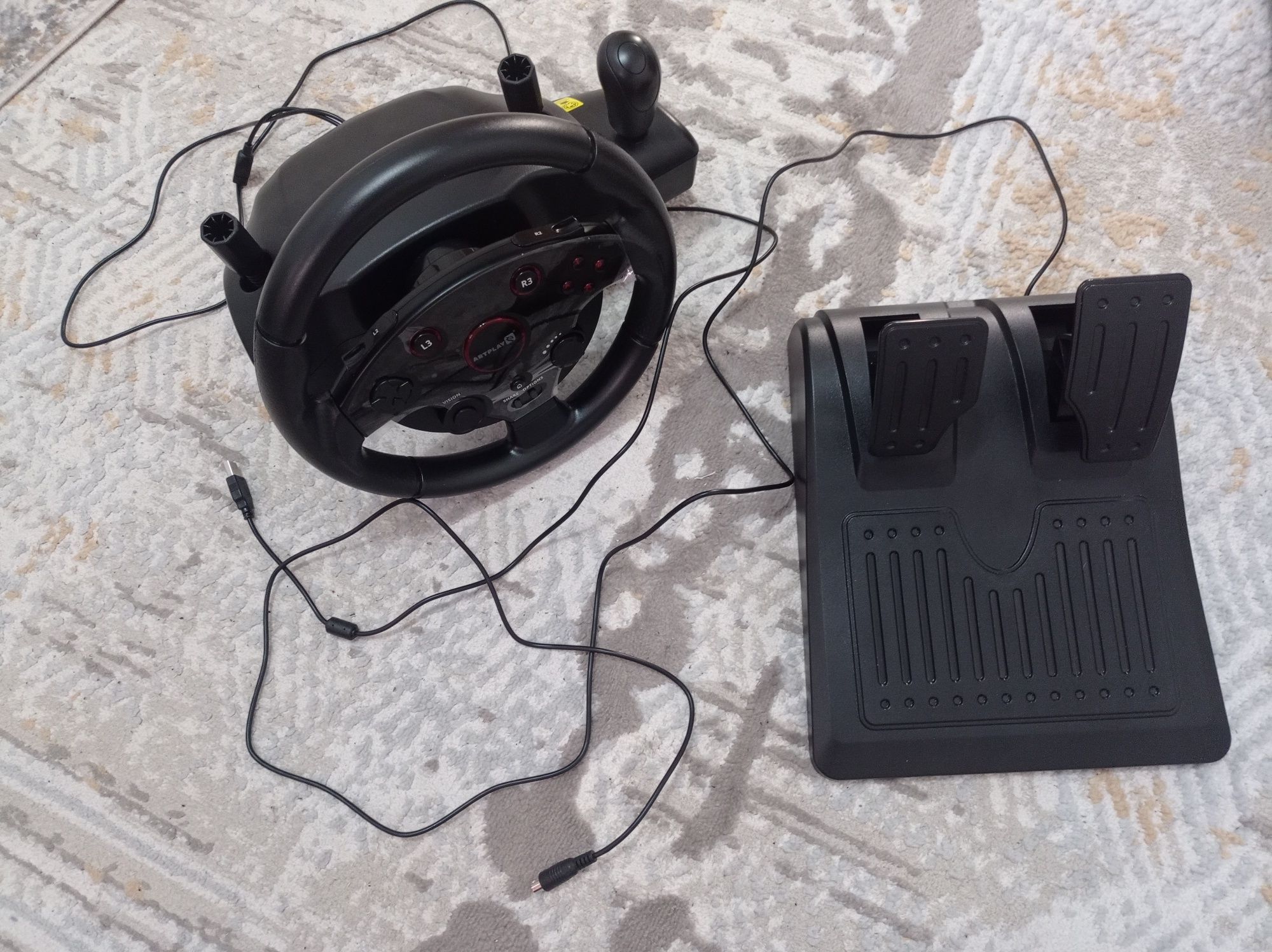 Игровой руль artplays street racing wheel turbo c900: 45 000 тг ...