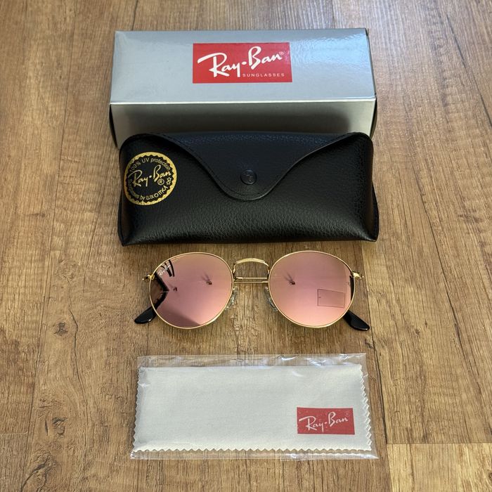 Ochelari RayBan Round Metal Fade/Blue/Blue Fade / Roz