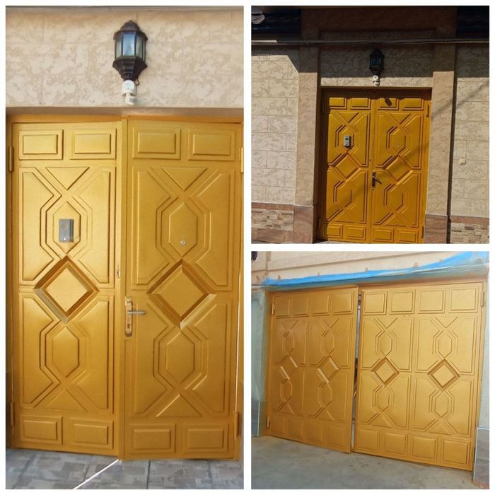 Ремонт ворот покраска ворот