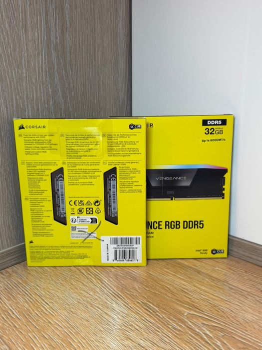 Corsair VENGEANCE RGB 32GB (2x16GB) DDR5 6000MHz / Sigilat