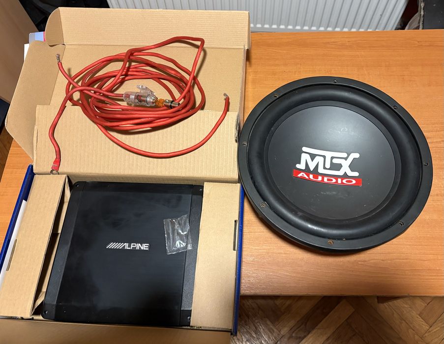 Vand statie alpine cu difozor mtx(350rms)si cablu de alimentare