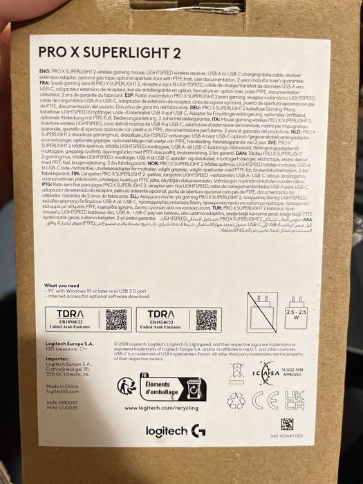 Logitech pro X SUPERLIGHT 2