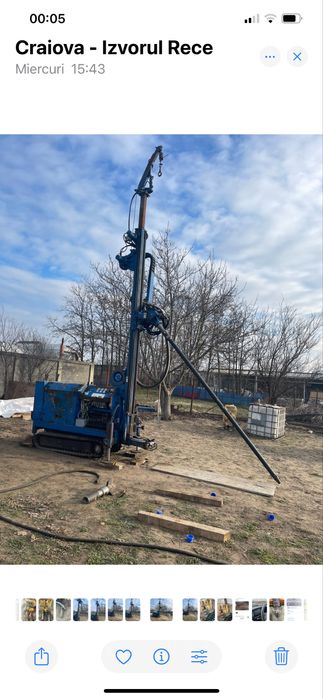 Foraje puțuri medie și mare adancime