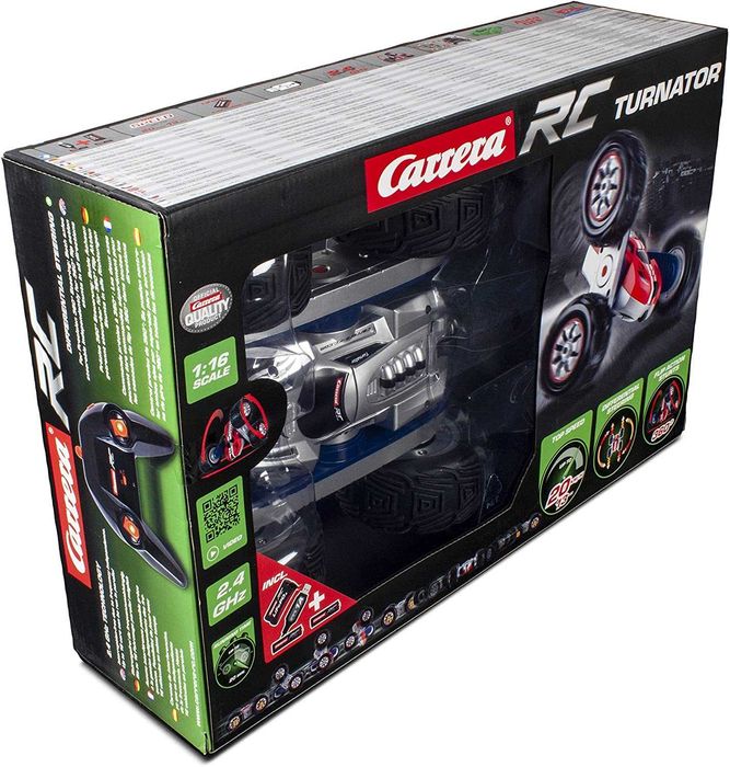 Кола с дистанционно Carrera Turnato Преобръщаща се 20км/ч 1:16
