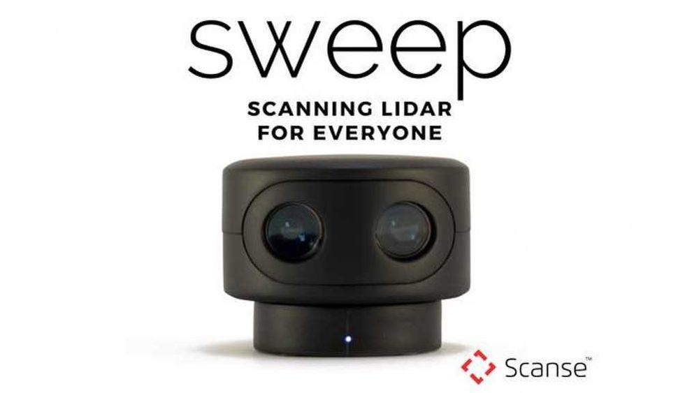 Senzor LIDAR Scanse Sweep