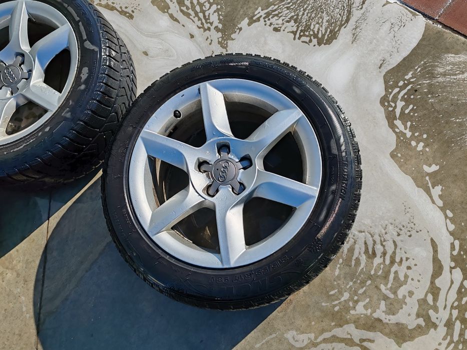 Jante Audi 5 112 17 cu anvelope de iarnă  215 55