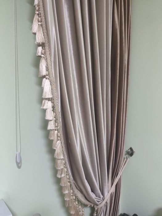 Шторы велюр высота 2,70