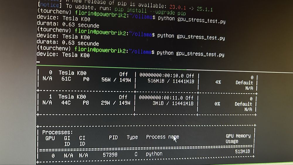 Placa video grafica gpu nvidia tesla K80 24GB
