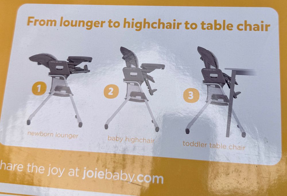 Продаётся детский стульчик для кормления Joie, состояние как новый